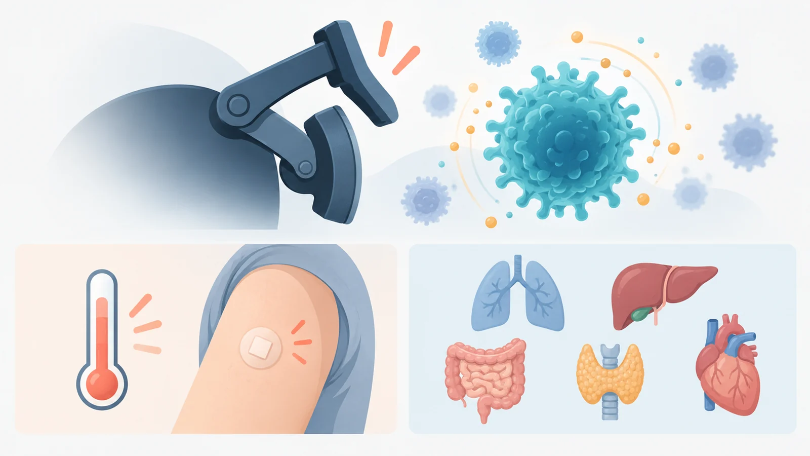 Why vaccine reactions and immune complications need separate attention during checkpoint therapy