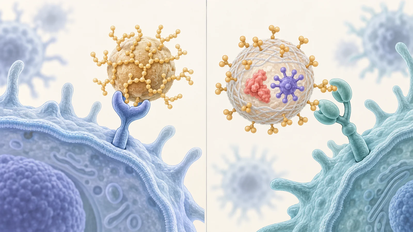 Two roles for sugar-based particles in cancer immunotherapy