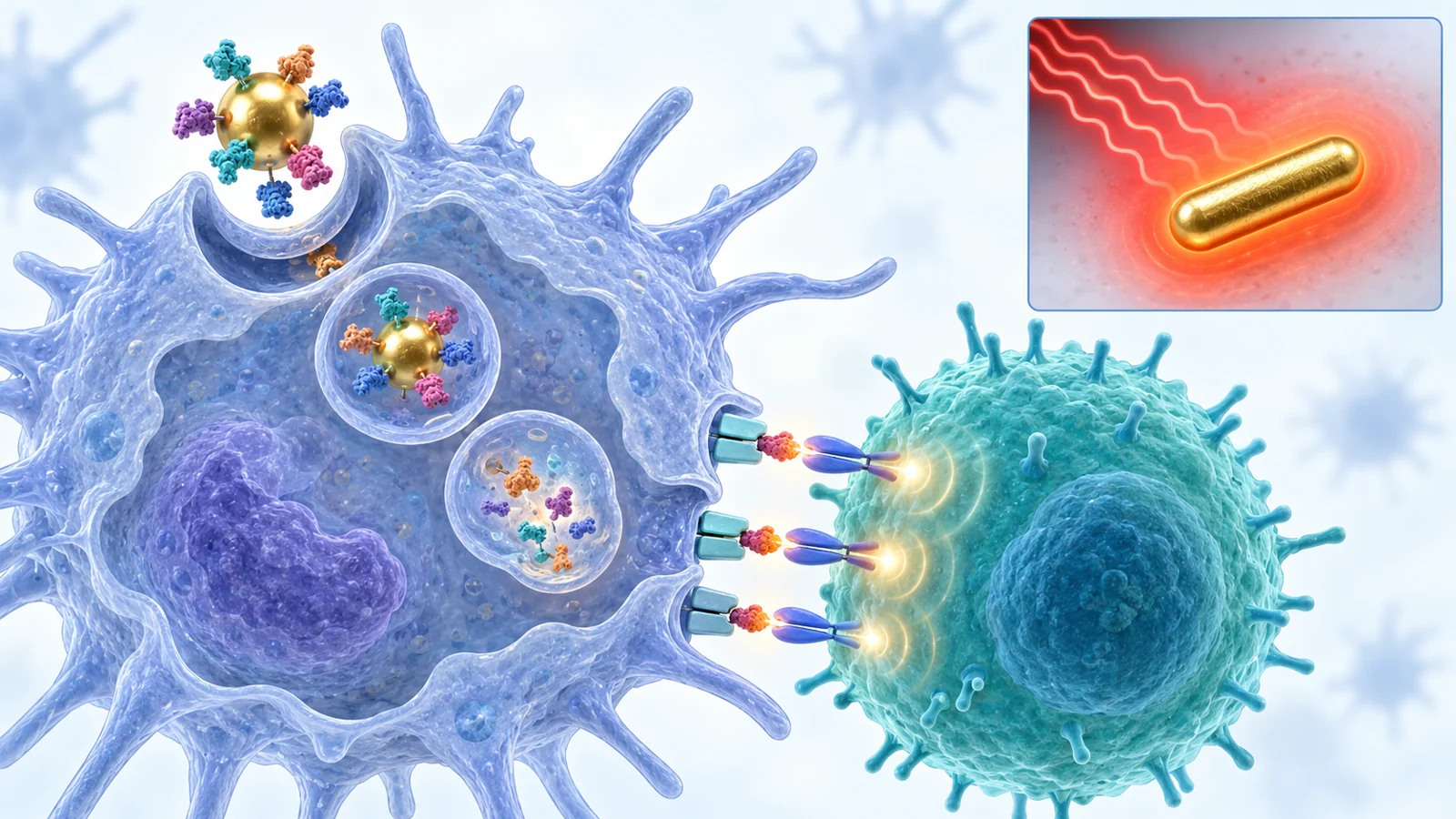 How tiny gold carriers could help immune treatments reach the right cells