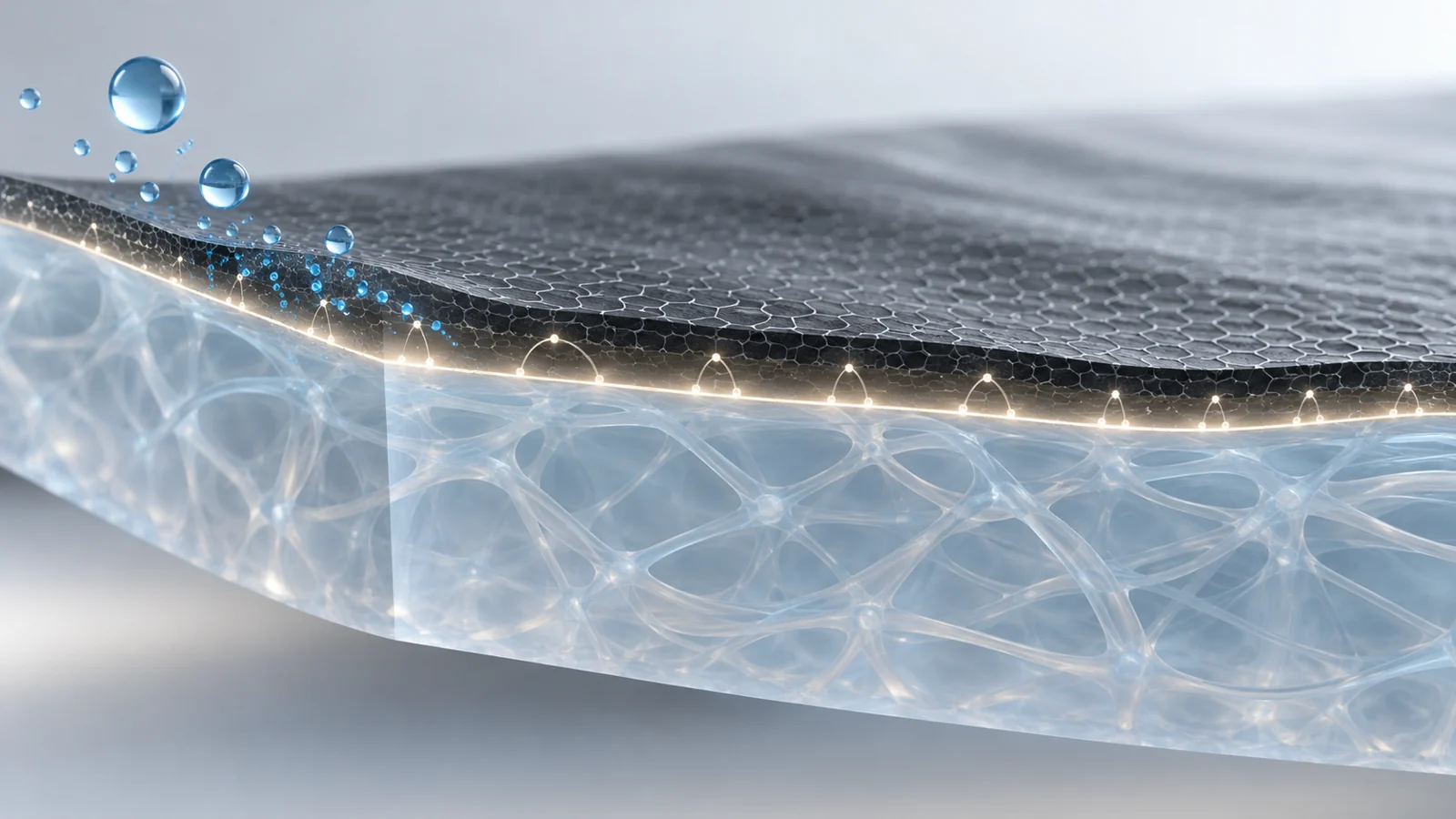 How a soft sensor’s support and coating were designed to heal together