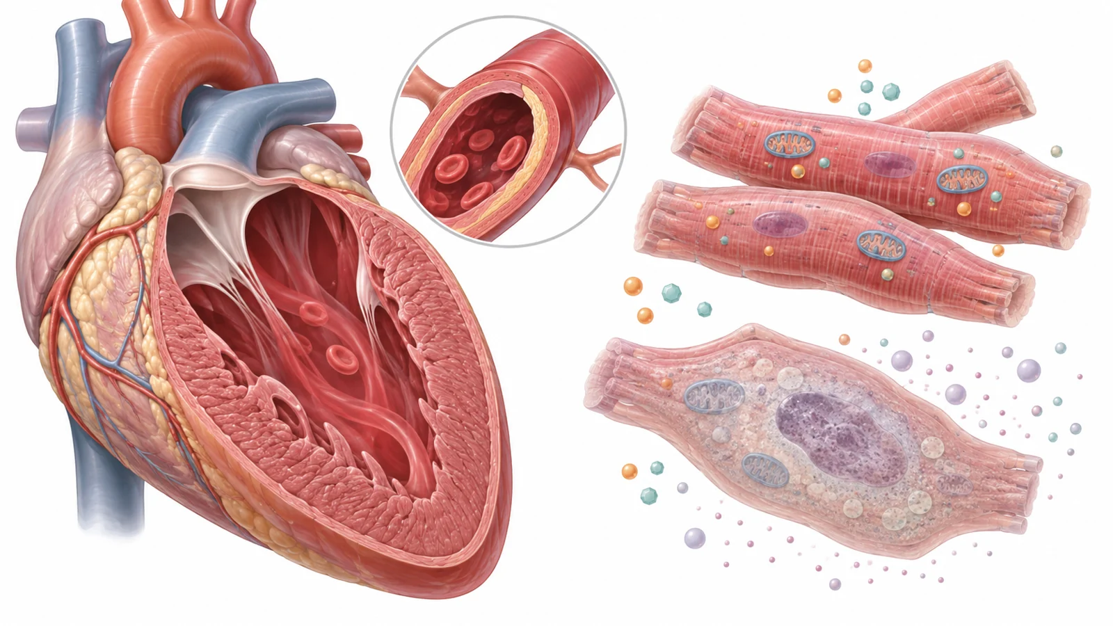 How inflammation, fuel use and aging may stiffen the heart