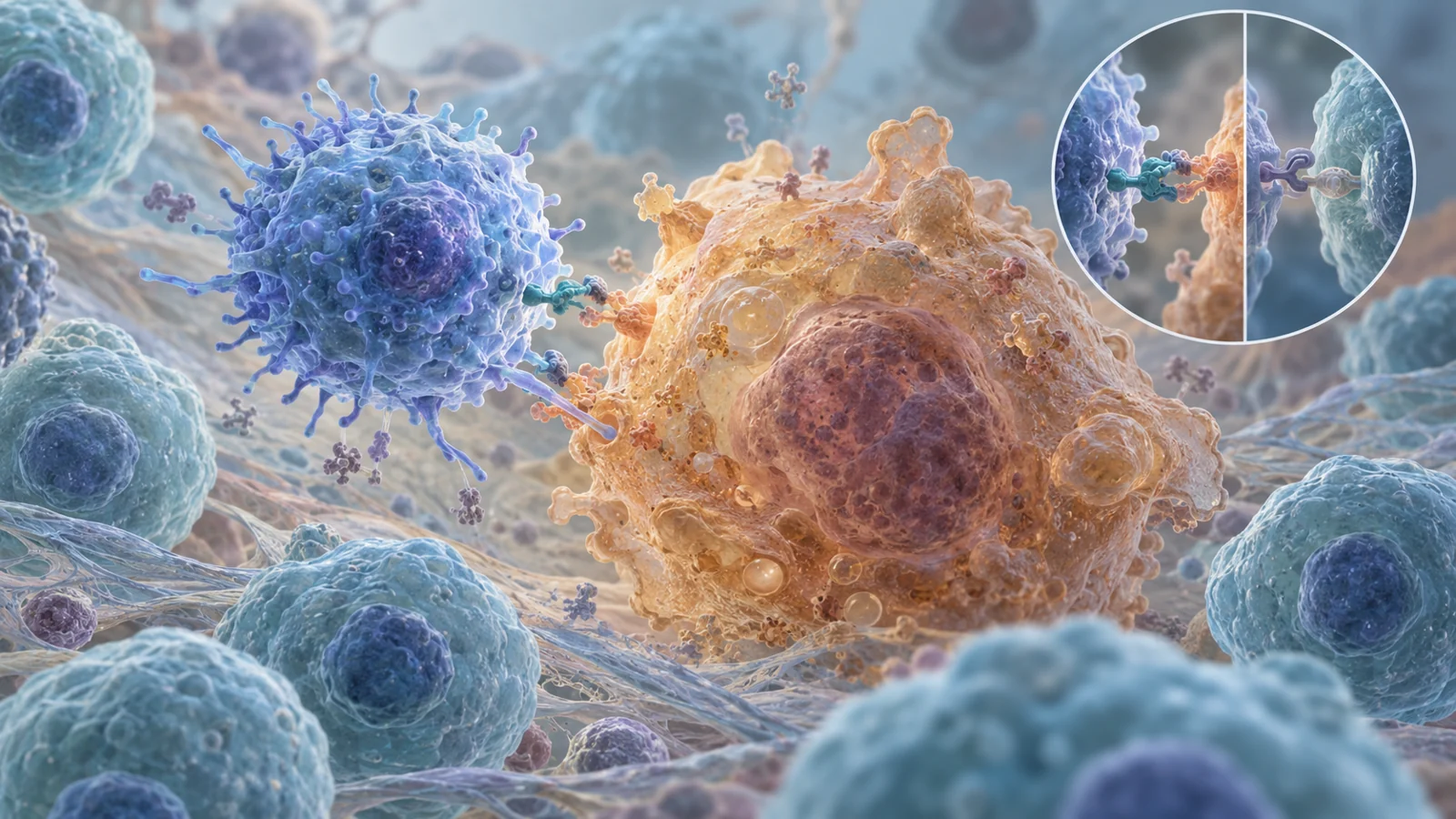 How immune cells can both age tissues and clear cells that stop dividing