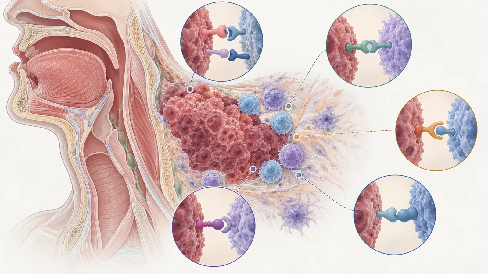 Why are researchers looking beyond one immune pathway in head and neck cancer?