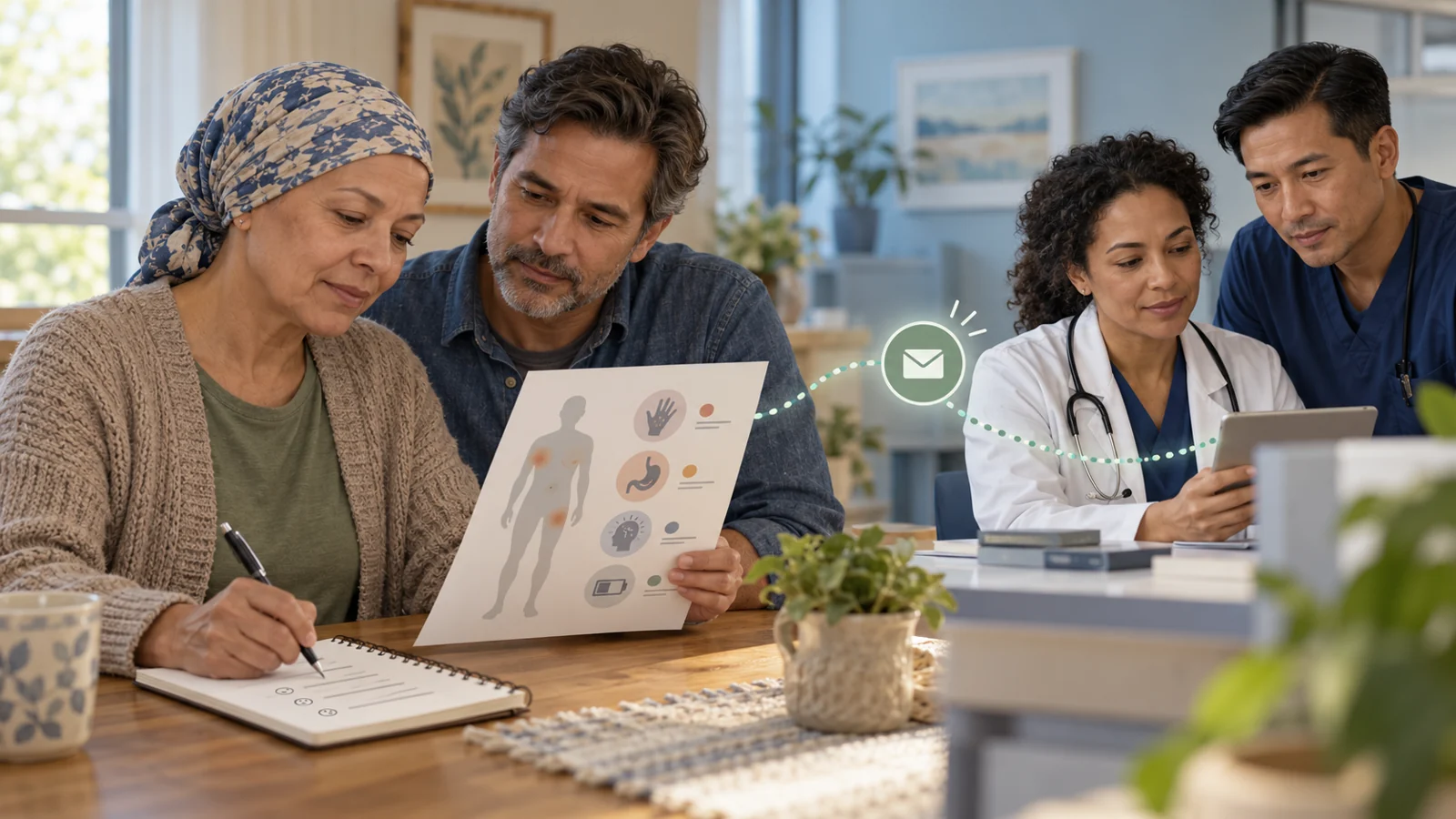 How can a possible immune side effect reach the oncology team?
