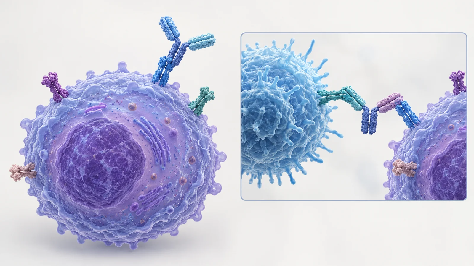 What combined leukemia studies found about antibody treatment