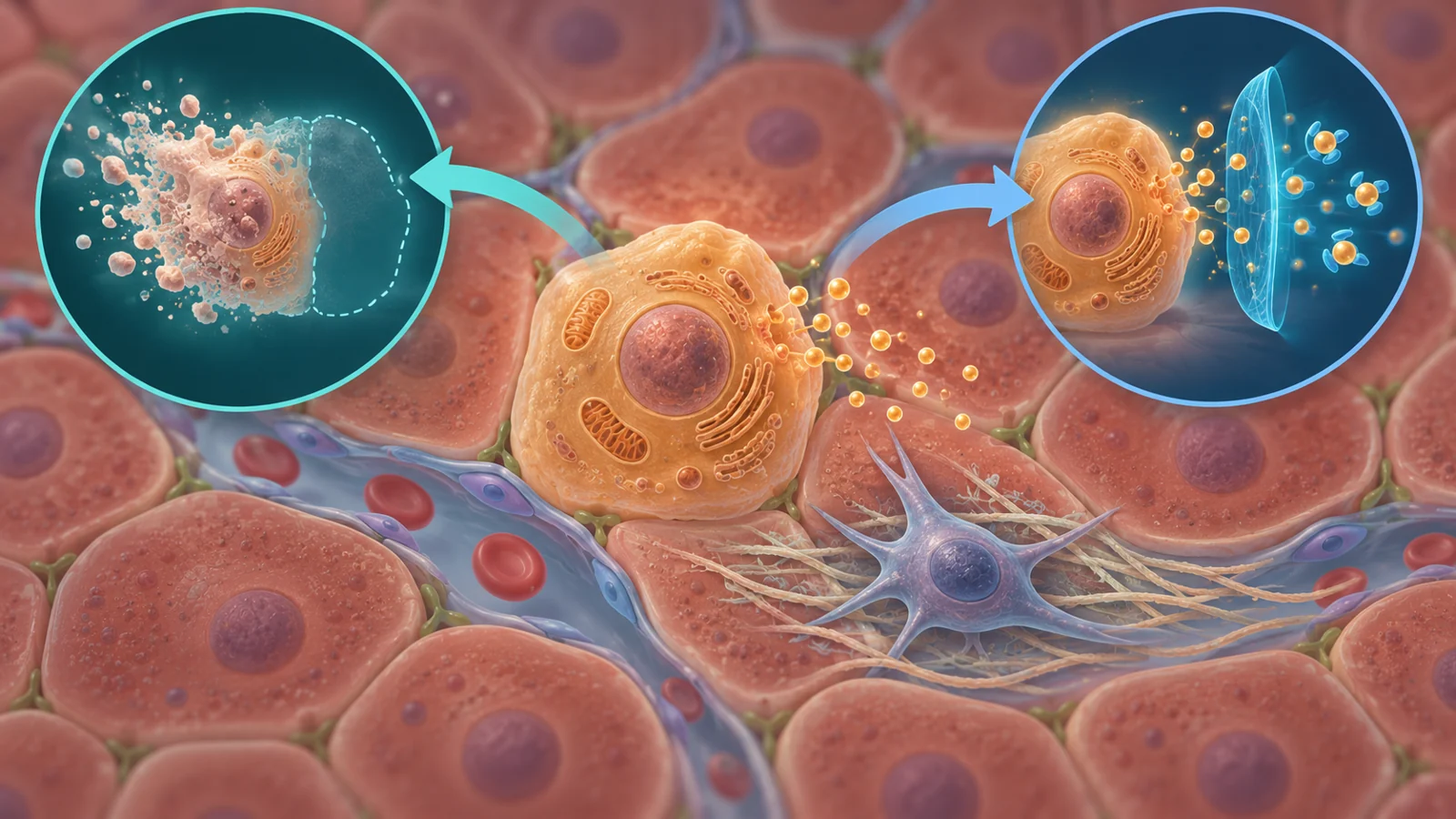 Why cells that stop dividing can still shape liver repair