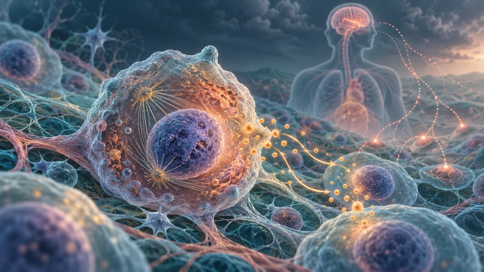 How aging-related cell changes may connect depression to wider health risks