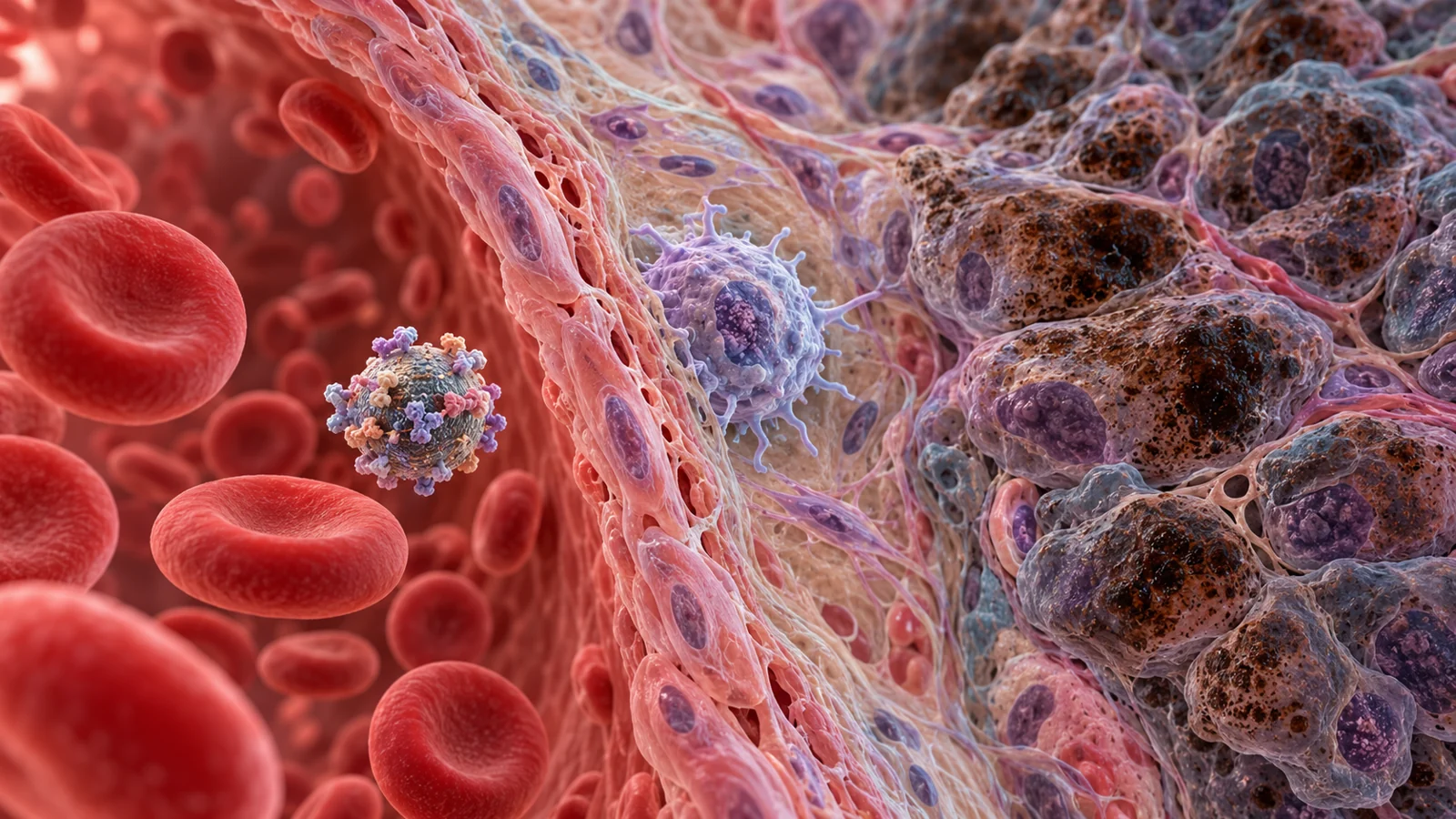 What stands between a melanoma treatment carrier and its target