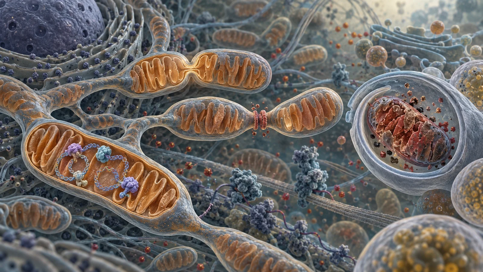 How aging cells lose the ability to maintain their mitochondria
