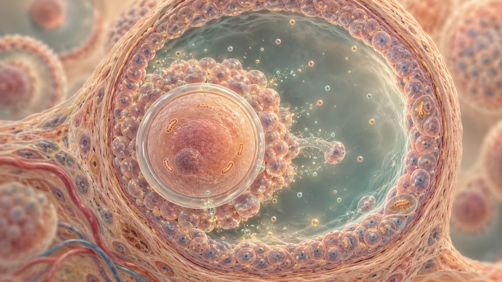 How an aging ovary’s support system may shape egg quality