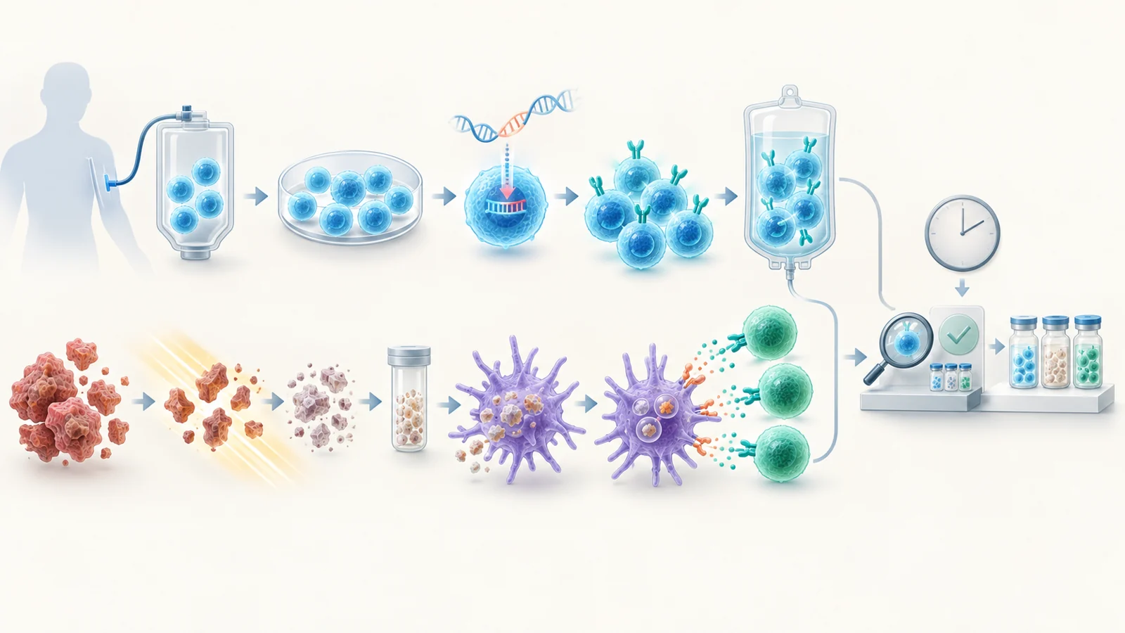 How production shapes a cancer treatment made from a patient’s cells