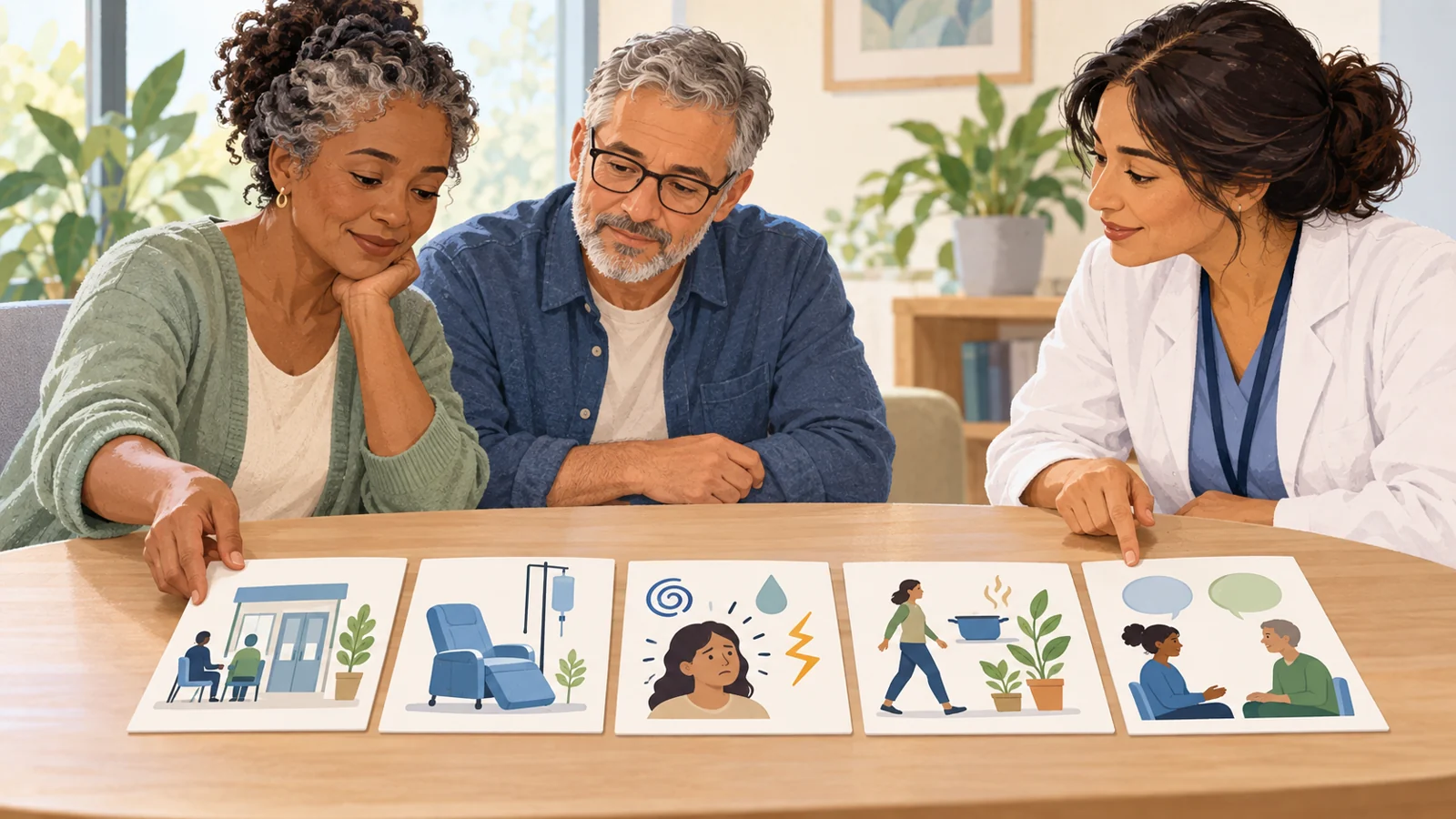 How patients and carers helped shape five immunotherapy videos