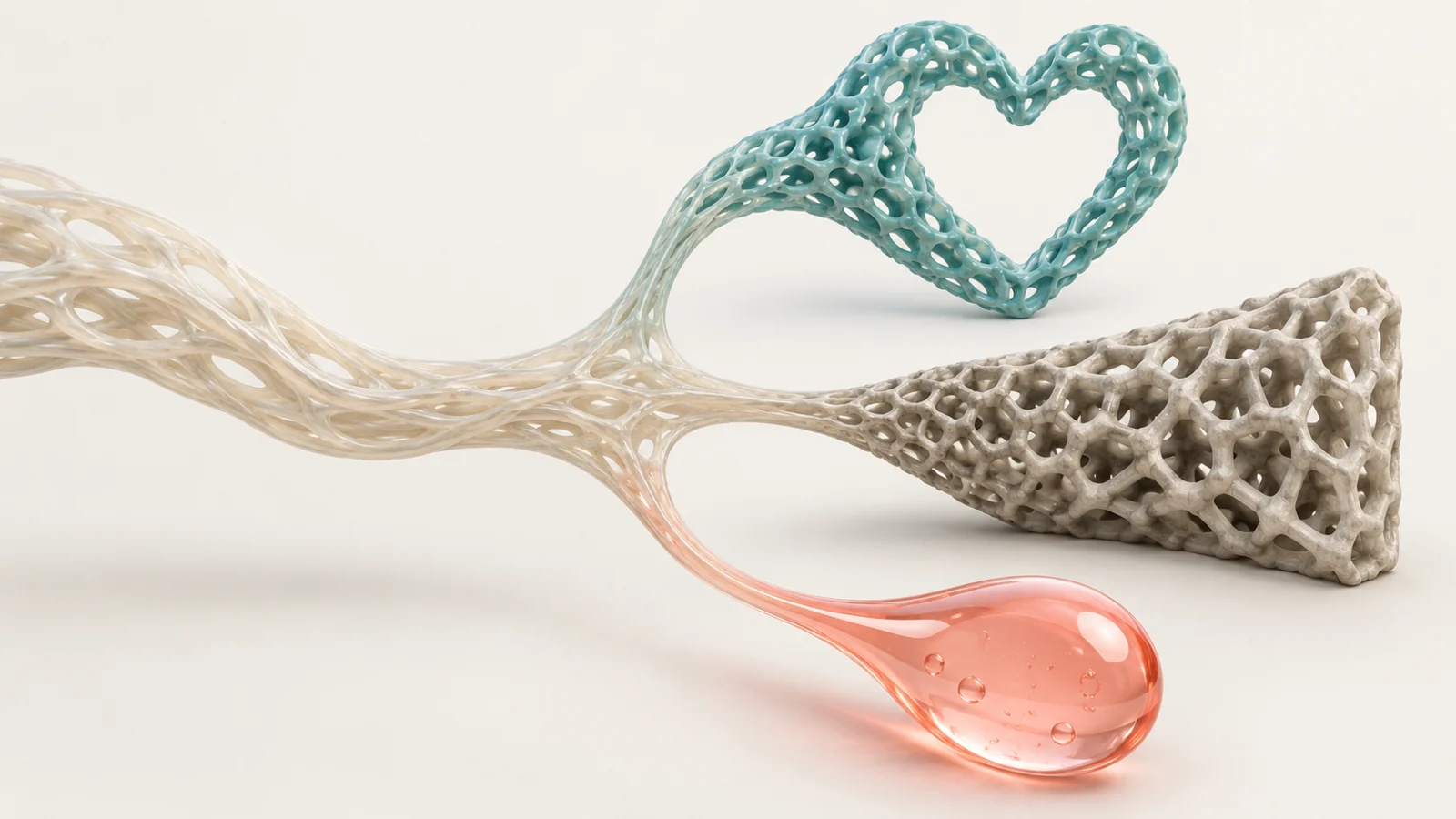 How can one stretchy material become scaffolds for different tissues?