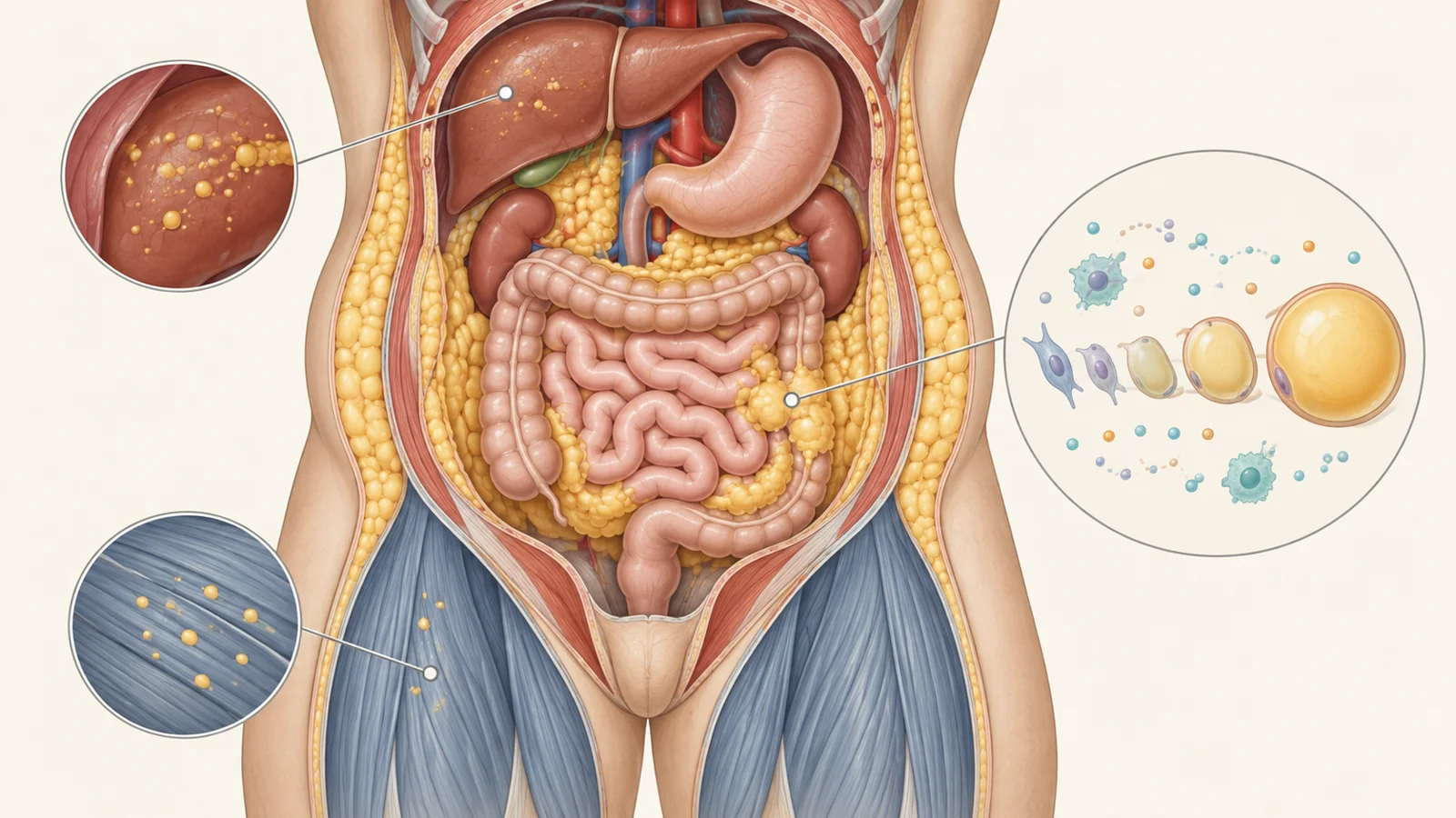 How aging shifts fat storage and how plant compounds may affect it