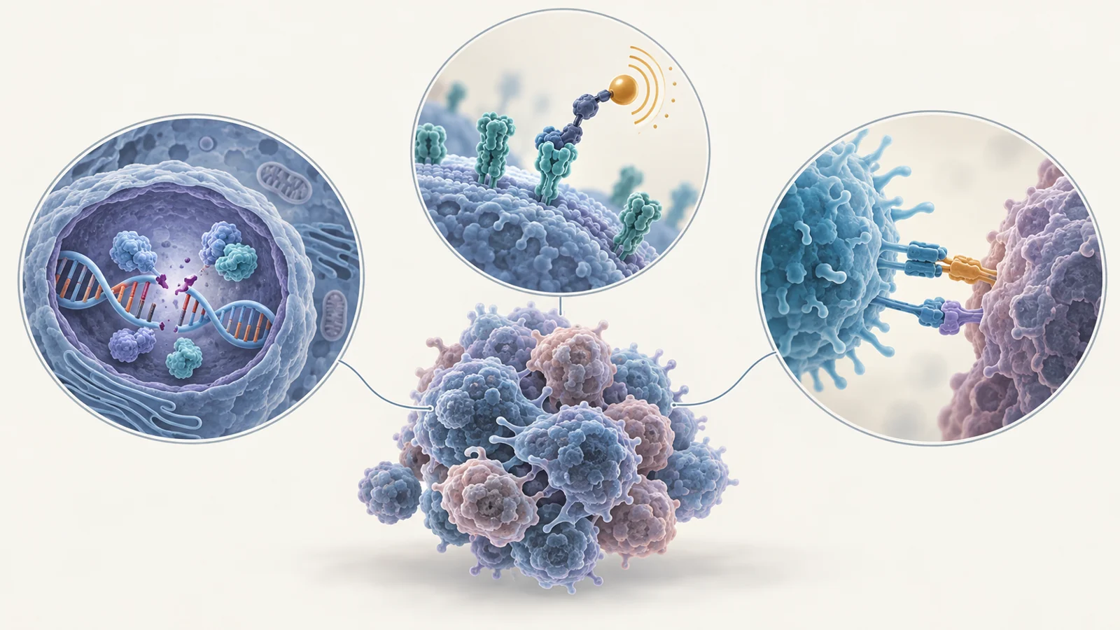 Why do different tumors need different treatments after hormone-blocking therapy?