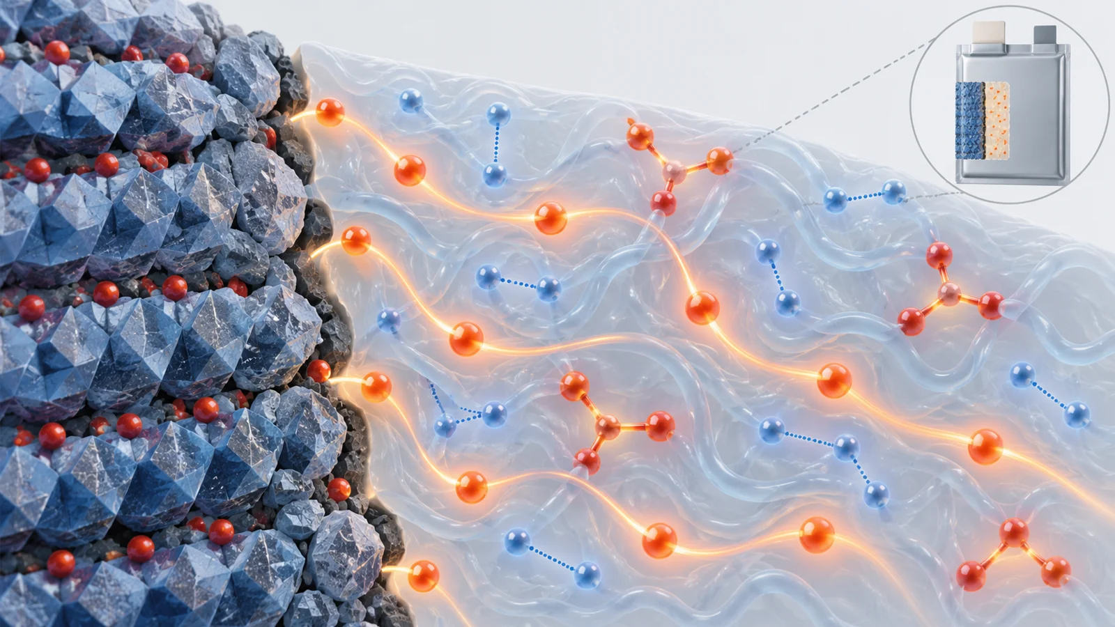 How reversible bonds help a self-healing electrolyte maintain electrode contact