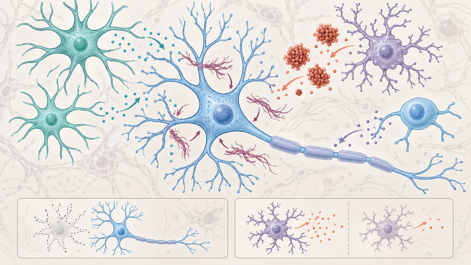 Why stressed brain-support cells are being studied in Alzheimer’s