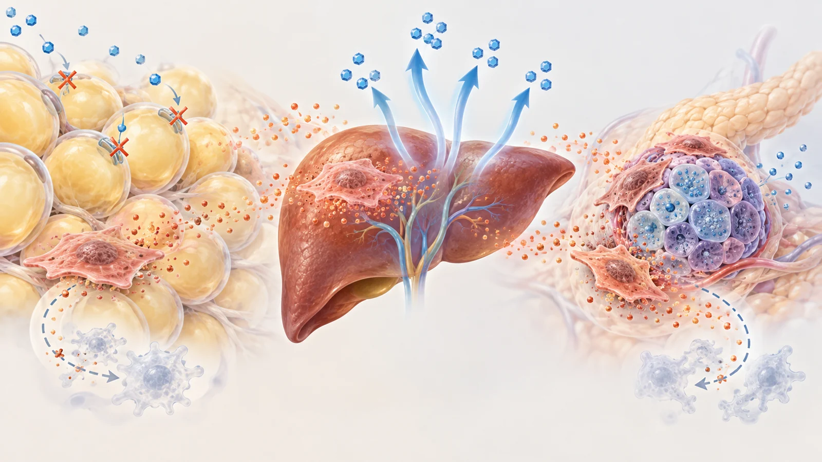 How stressed, nondividing cells may shape type 2 diabetes
