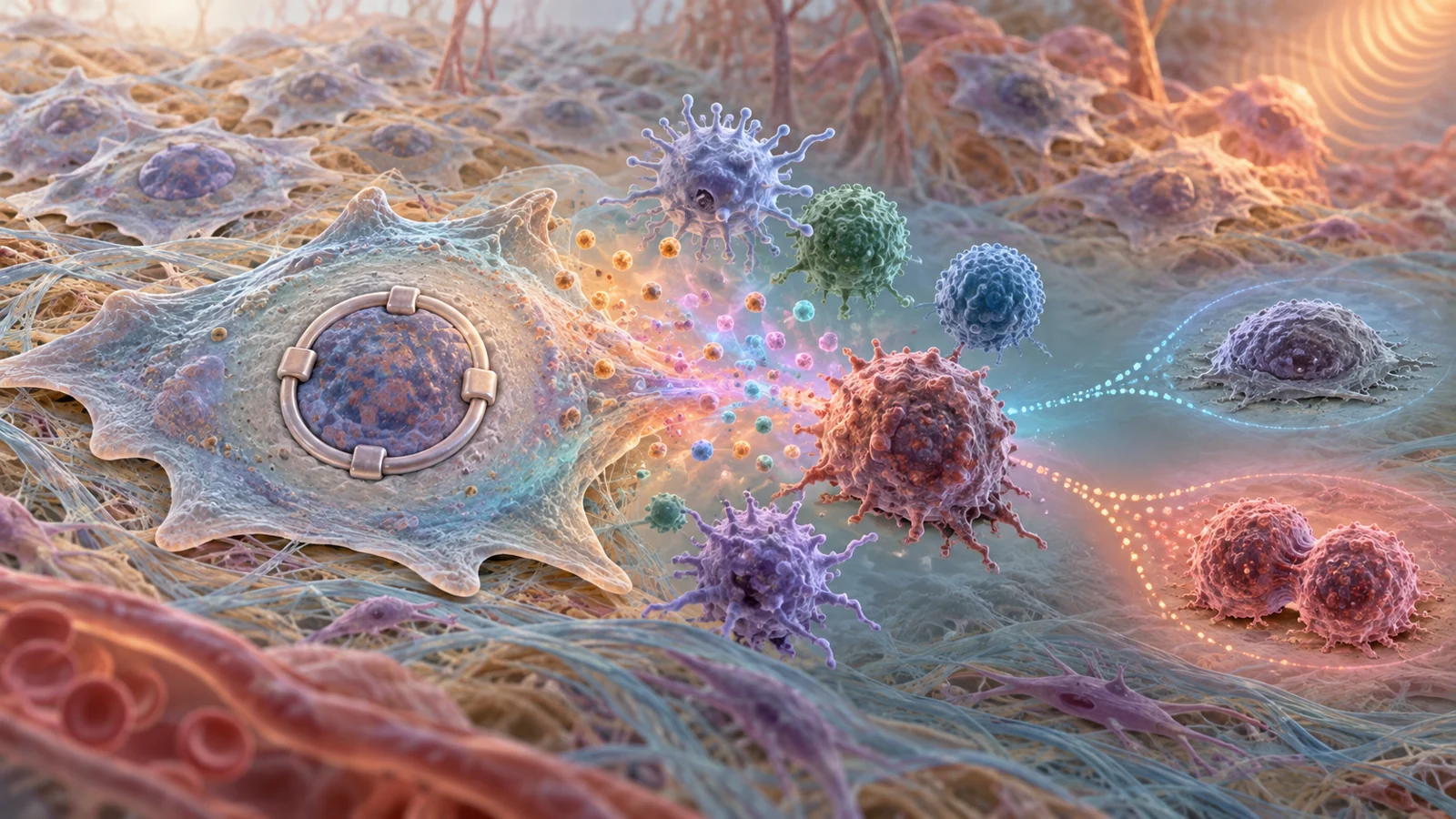 How aging and cancer treatment leave cells that still send signals