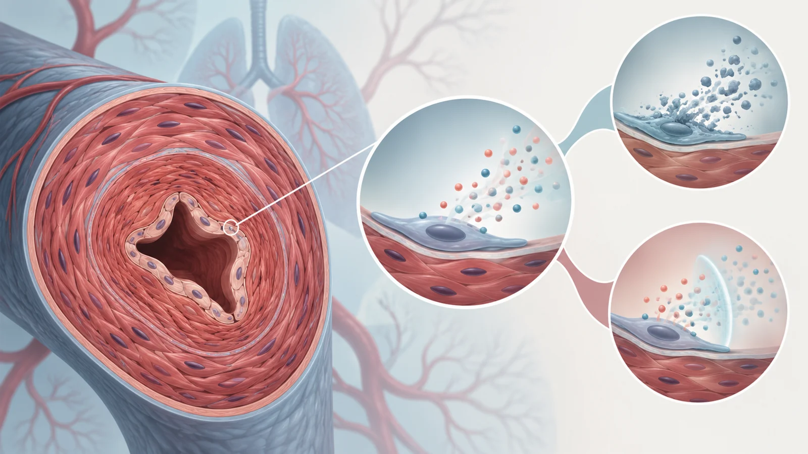 What happens when researchers remove cells that stop dividing in diseased lung arteries