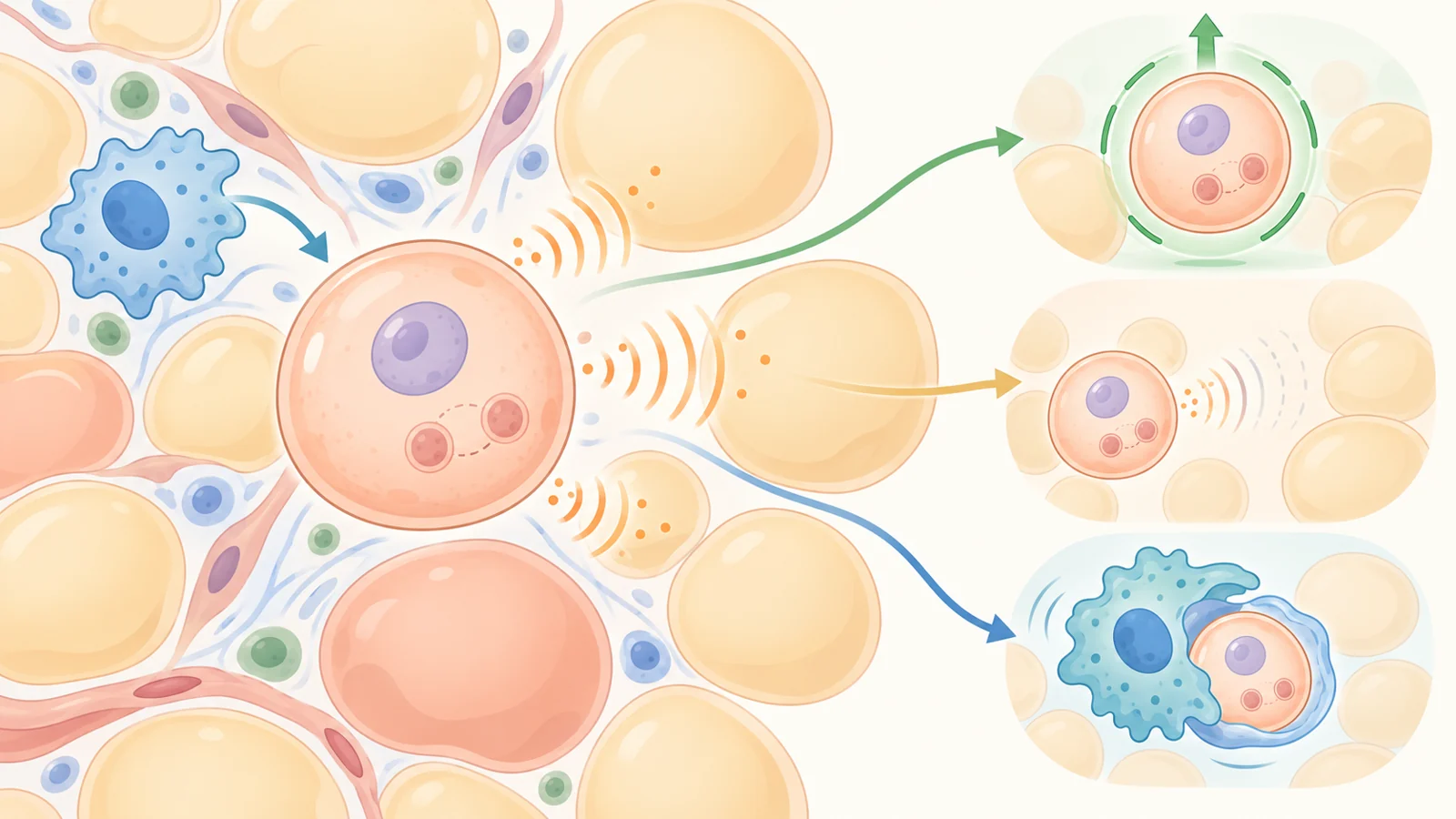 How stopped cells can interfere with the body’s response to insulin