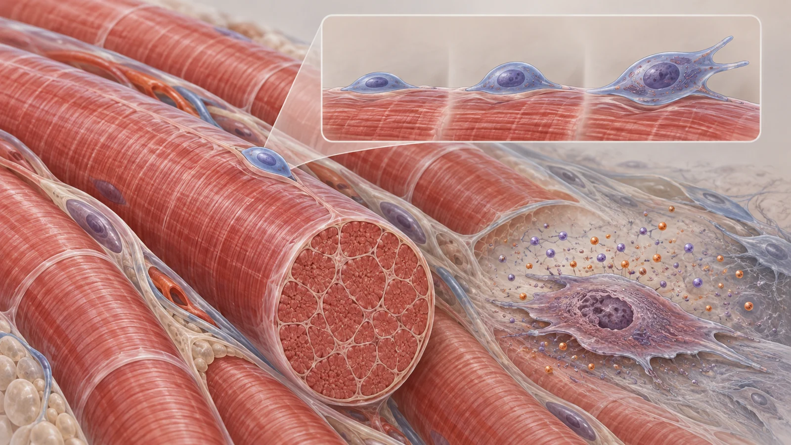 When aging muscle repair cells falter, their neighborhood matters