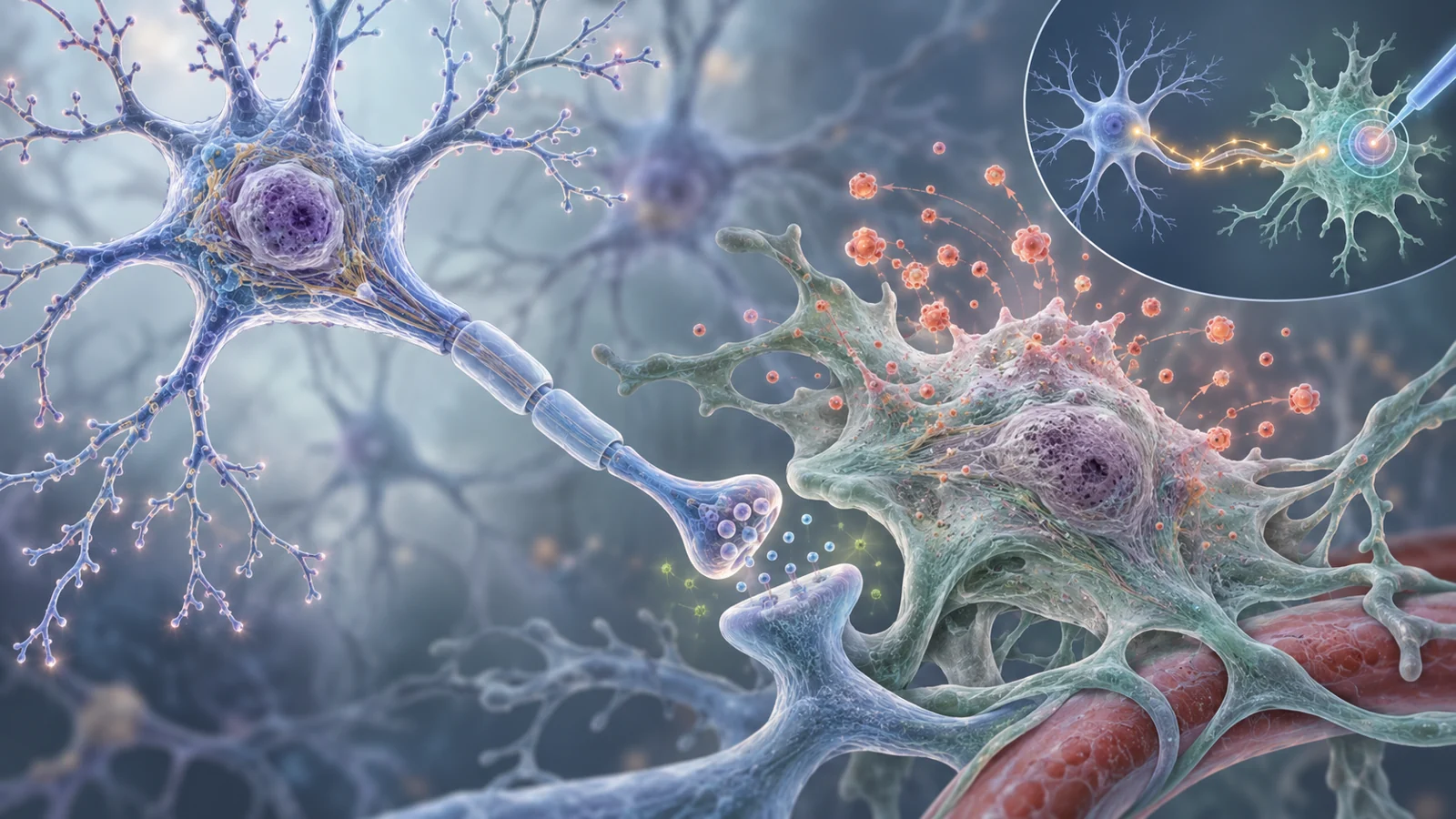 Why researchers proposed removing stressed support cells in amyotrophic lateral sclerosis