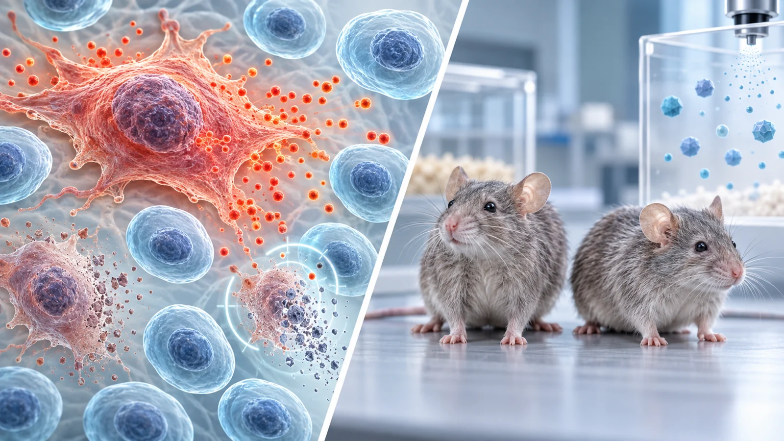 Could inflammatory signals from cells that no longer divide make infections deadlier for old mice?