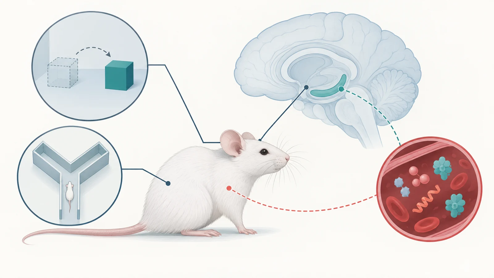 Can targeting senescent cells improve memory after chronic stress in mice?