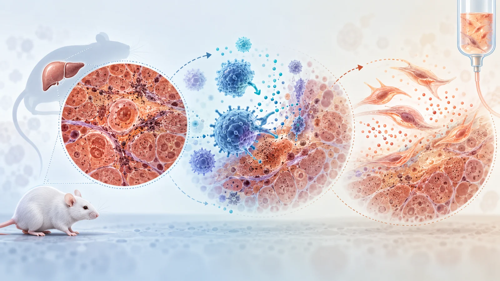 Why did regenerative cells work better after an immune treatment in mice?