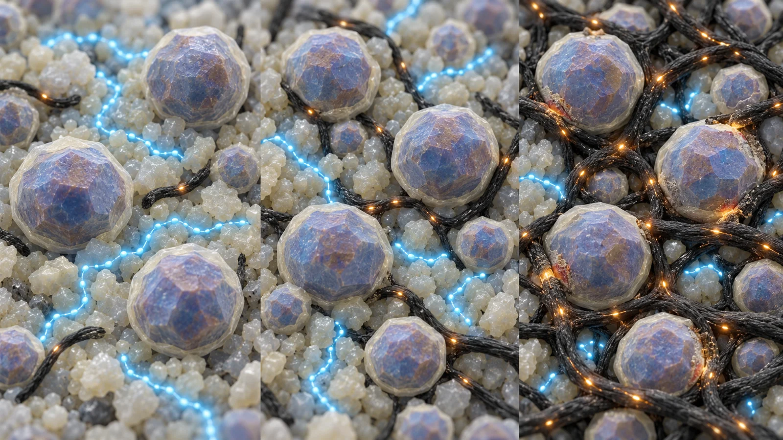 How carbon and a protective coating shape a solid-state battery’s life