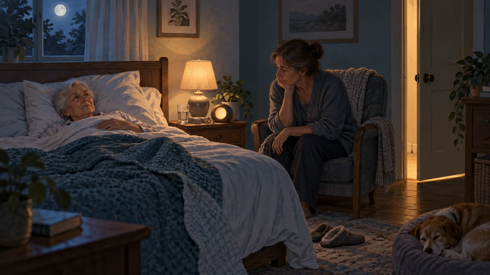 Why a person with dementia may have a difficult night