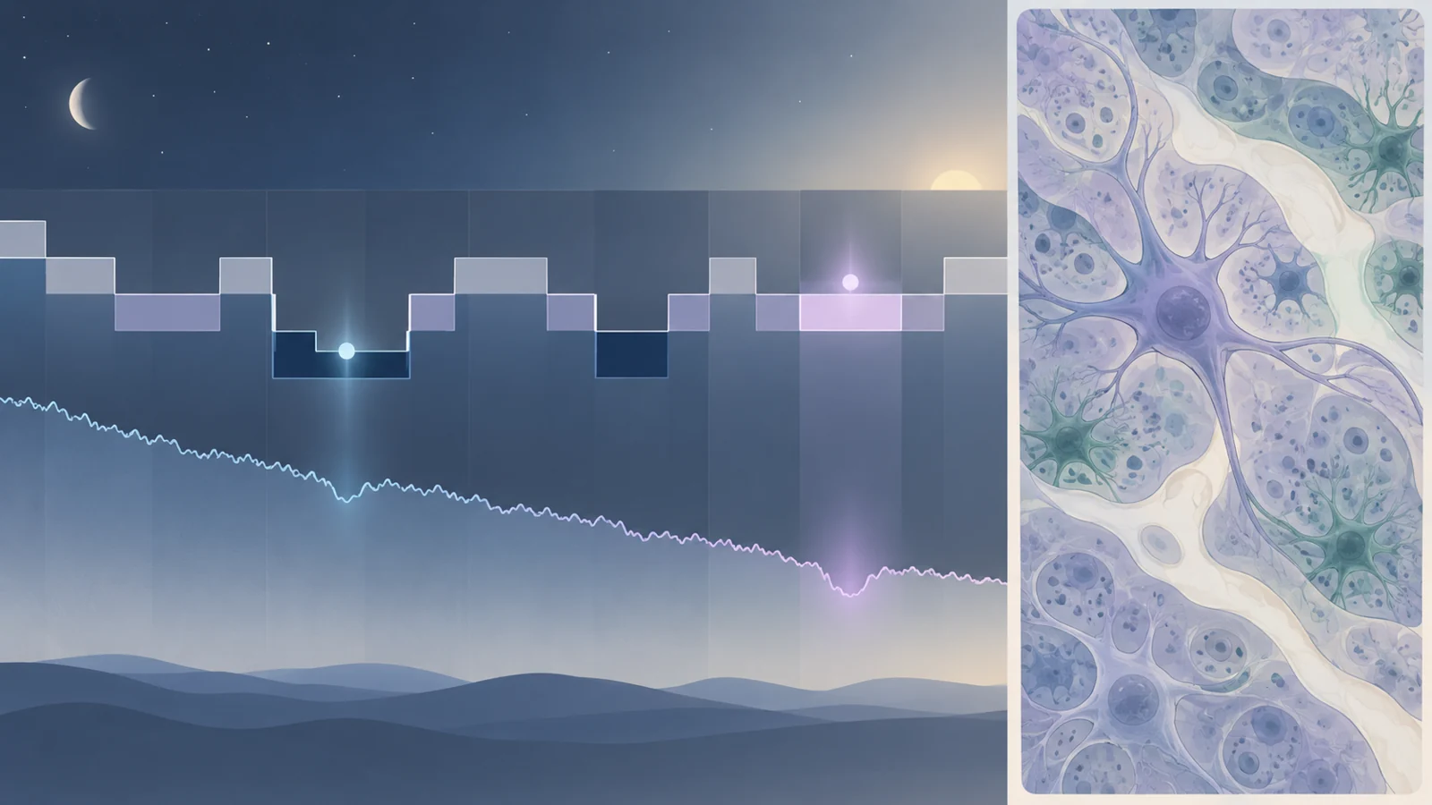 What can a falling brain resistance reading during sleep reveal?