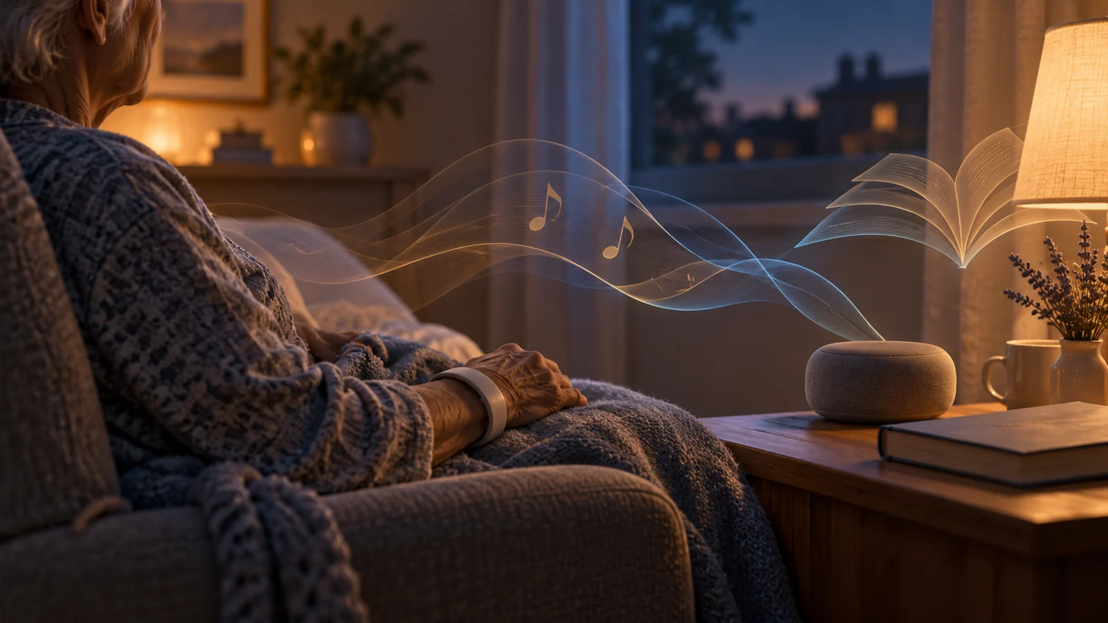 Sweet Night compares familiar music with audiobooks in protected living