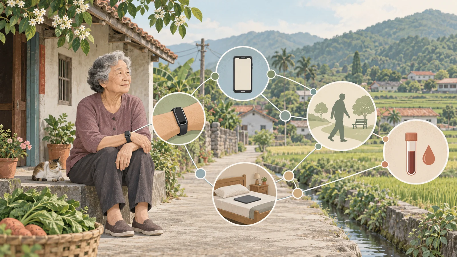 How a study in rural Taiwan is examining daily routines and health in later life