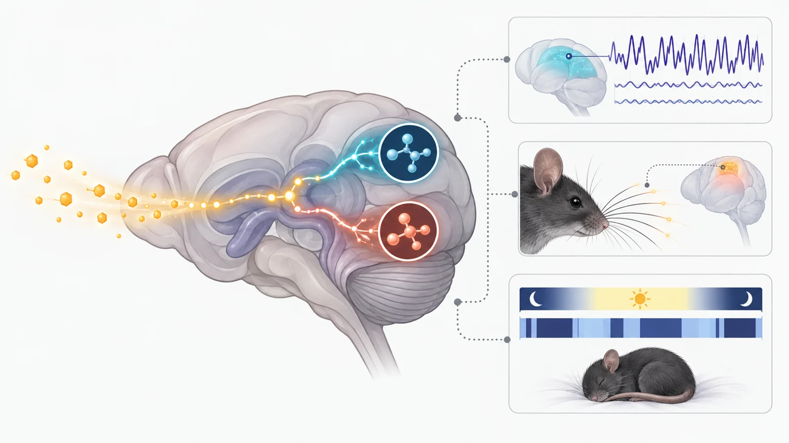 How tau changes brain glucose use and sleep in mice