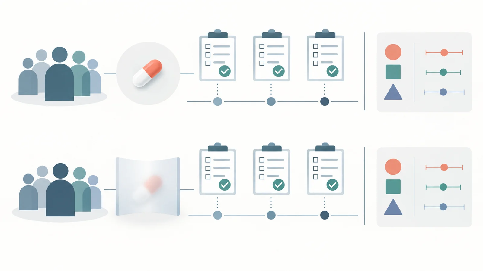 What patient questionnaires reveal when treatment assignments are known