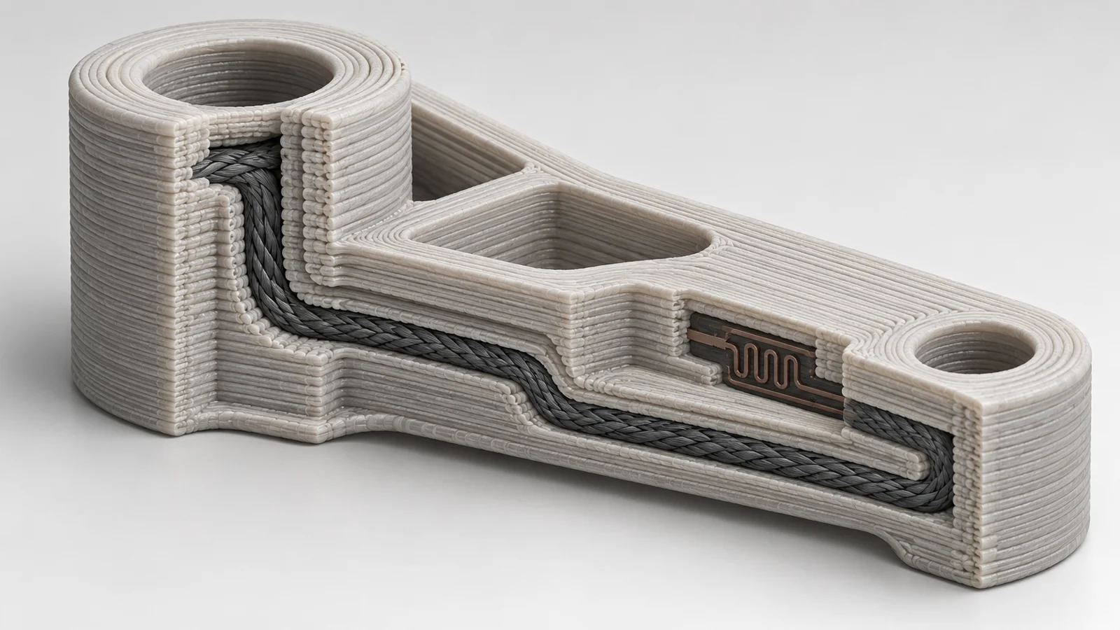What makes 3D-printed plastic useful after its shape is made?