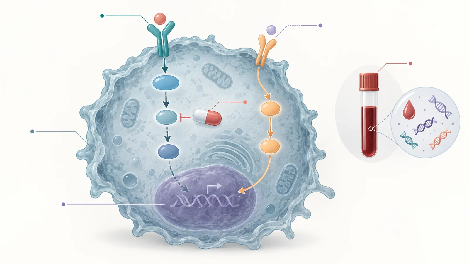 How tumor signals guide lung cancer treatment—and why the match can change